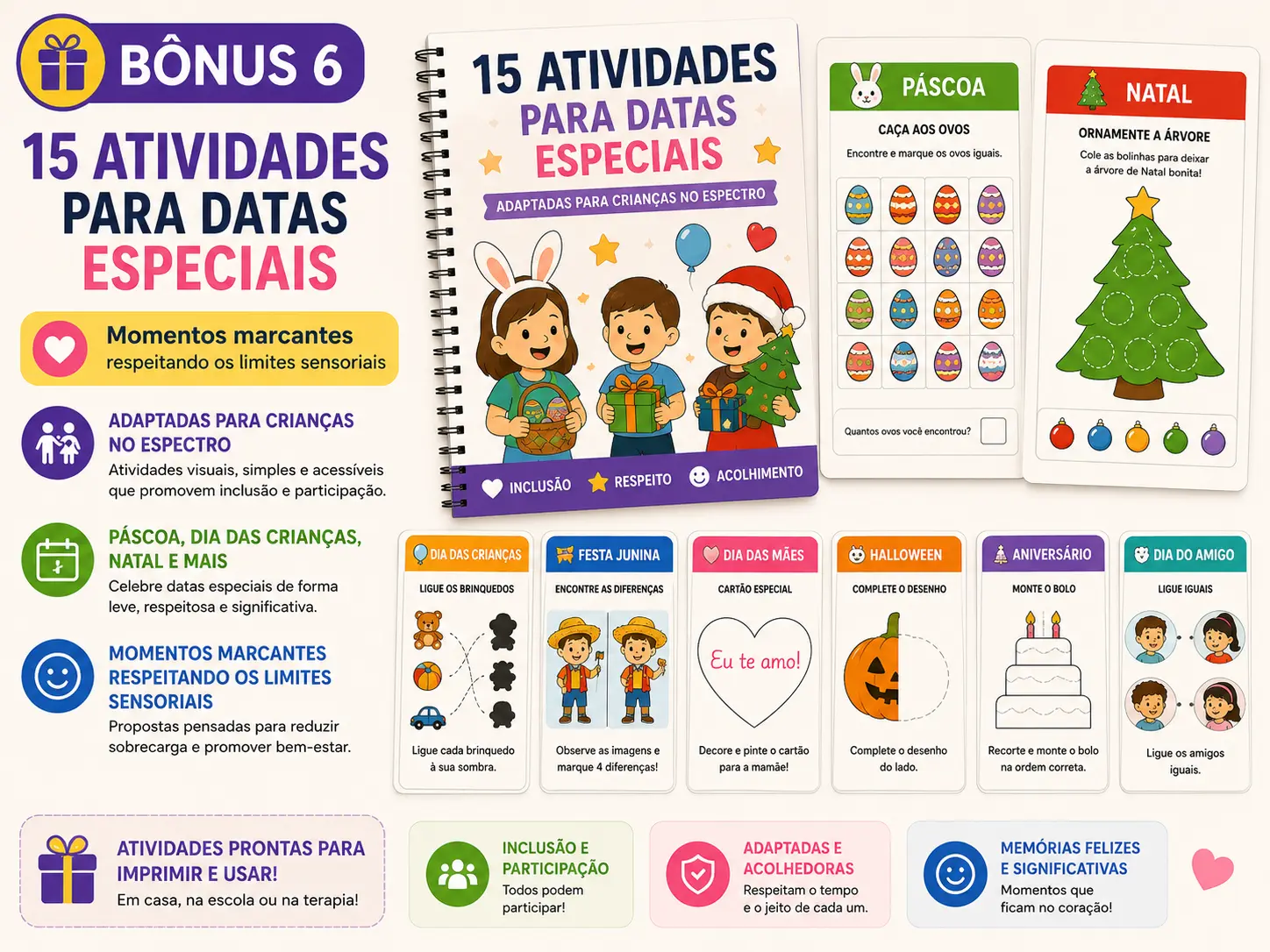 15 Atividades para Datas Especiais